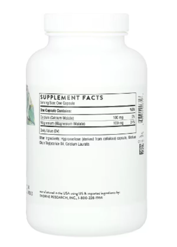 Thorne, Calcium-Magnesium Malate, 240 Capsules