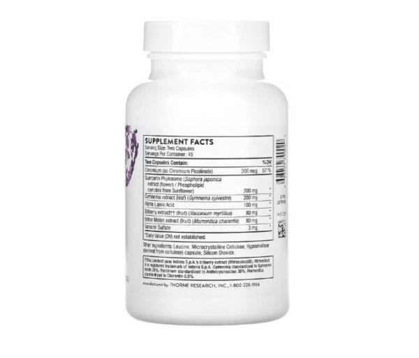 Thorne, Diabenil, 90 Capsules