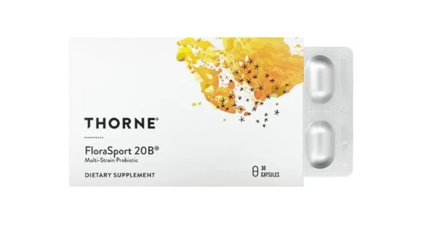 Thorne, FloraSport 20B, 30 Capsules