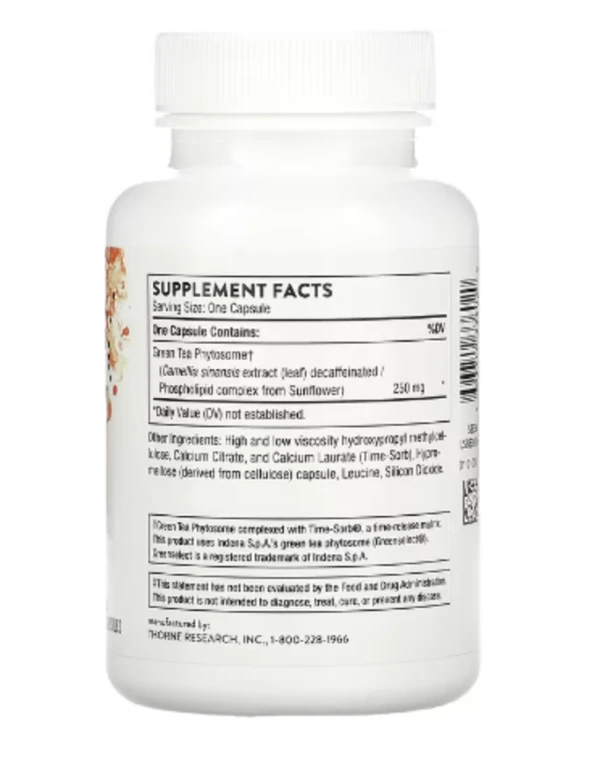 Thorne, Green Tea Phytosome, 60 Capsules