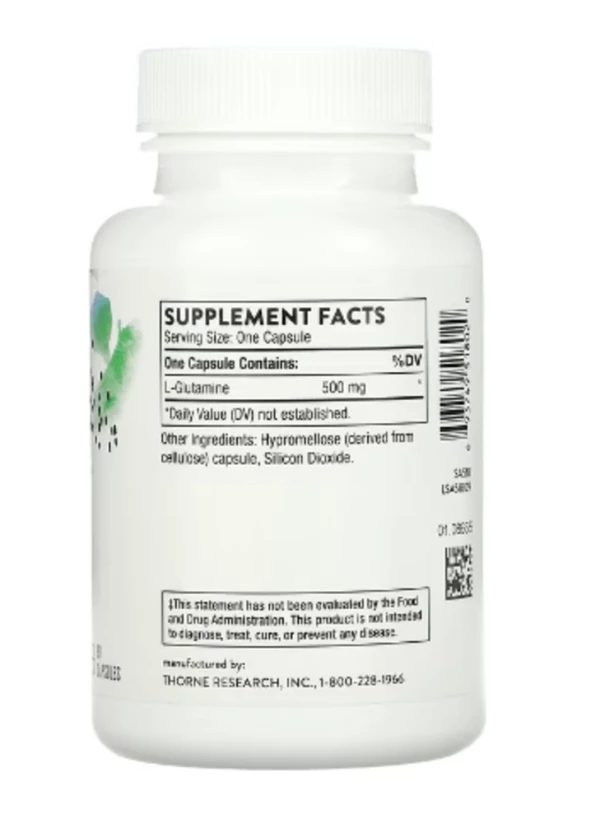 Thorne, L-Glutamine, 90 Capsules