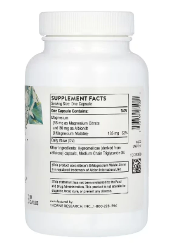Thorne, Magnesium CitraMate, 90 Capsules