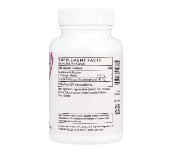Thorne, NiaCel 400®, Nicotinamide Riboside, 60 Capsules