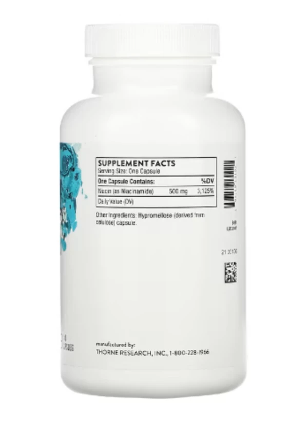 Thorne, Niacinamide, 180 Capsules