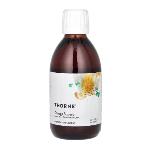 Thorne, Omega Superb, Lemon Berry, 8.45 fl oz (250 ml)