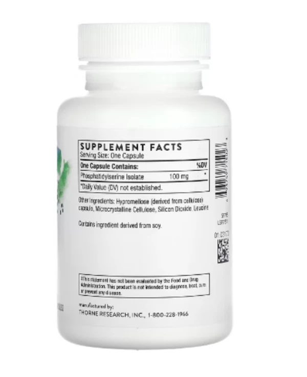 Thorne, Phosphatidylserine, 60 Capsules