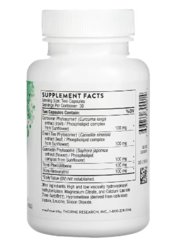 Thorne, PolyResveratrol-SR, 60 Capsules