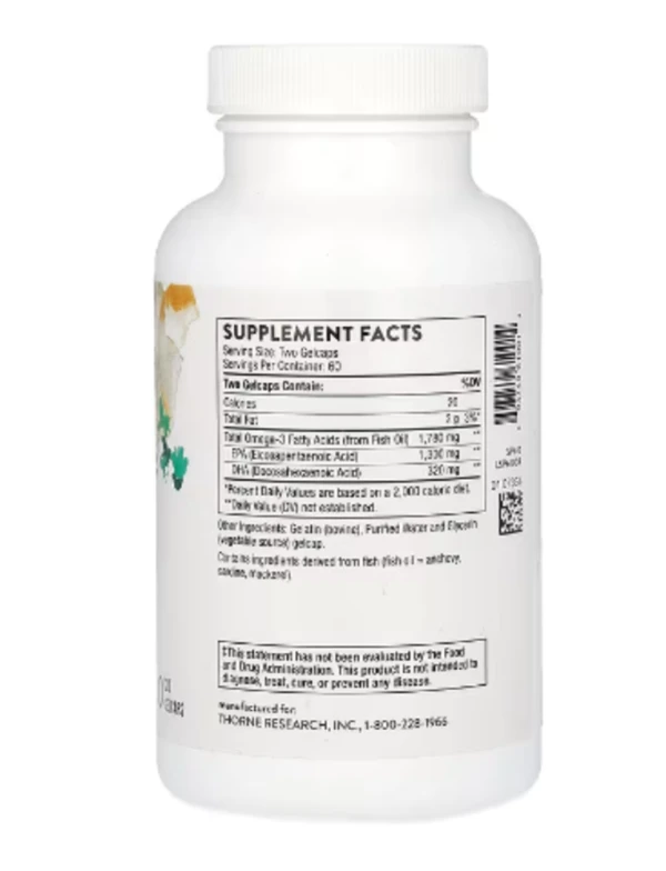 Thorne Research, Super EPA Pro, 120 Gelcaps
