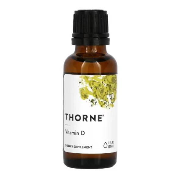 Thorne, Vitamin D Liquid, 1 fl oz (30 ml)