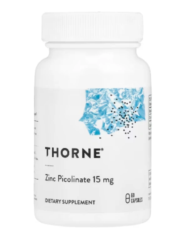 Thorne, Zinc Picolinate, 15 mg, 60 Capsules