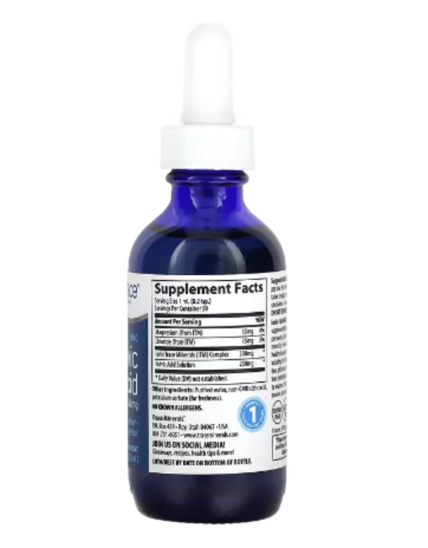 Trace Minerals ®, Ionic Fulvic Acid, 250 mg, 2 fl oz (59 ml)