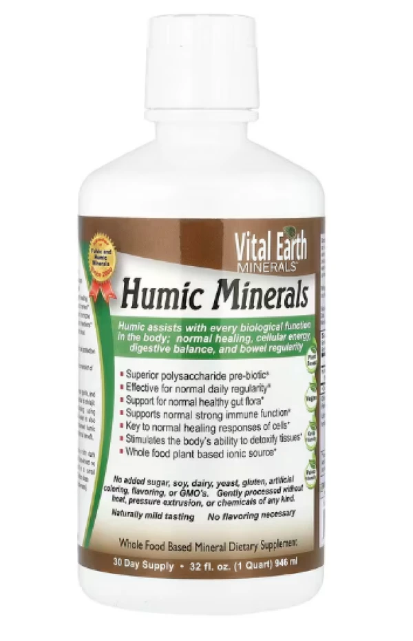 Vital Earth Minerals, Humic Minerals, 32 fl oz (946 ml)