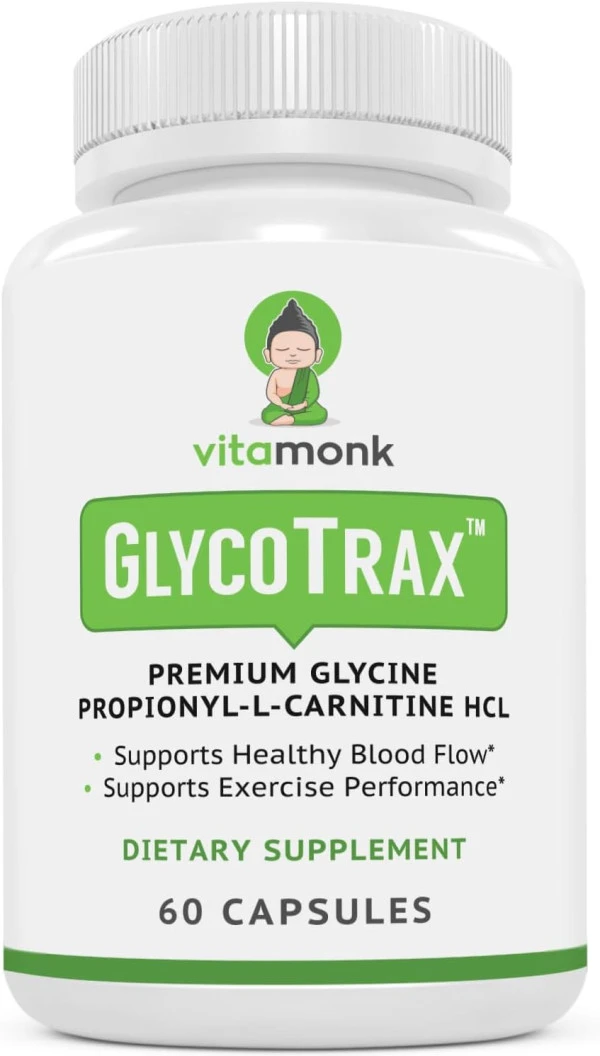 VitaMonk GlycoTrax - High Absorption GPLC Supplement 60 Capsules